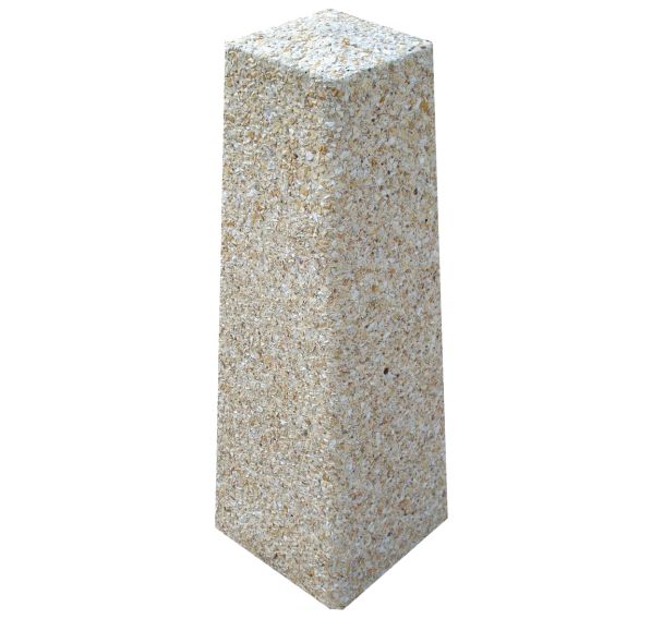 Borne PYRY pyramidale béton - gravillons lavés