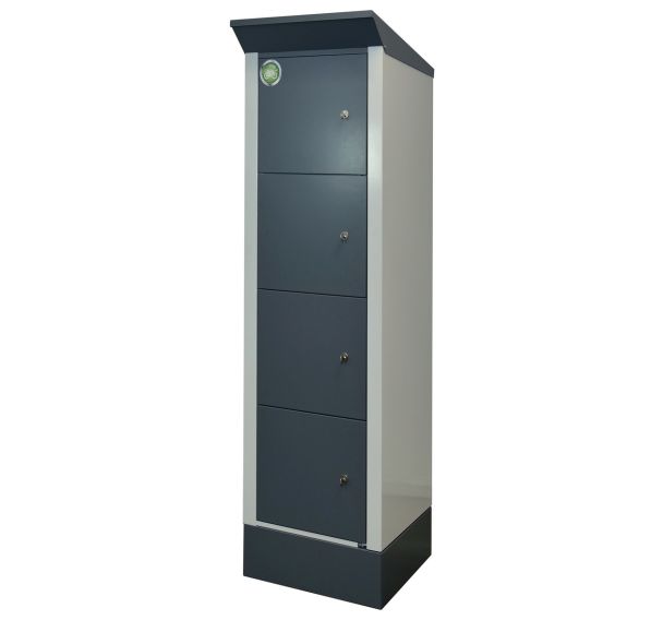 Borne recharge E-Bike IP44 serrure à consigne - Thurmetall