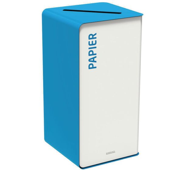 Borne tri sélectif 40 L Cubatri Blanc - Rossignol Pro