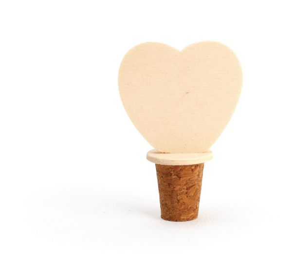 Bouchon bois-liège coeur