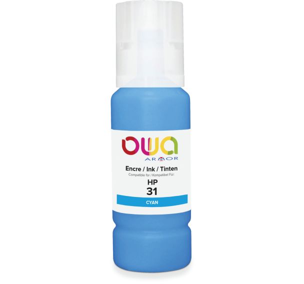 Bouteille d'encre compatible HP 31 - Owa