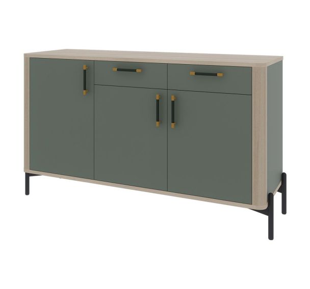 Buffet OLERON 3 portes 2 tiroirs - Enond Mobilier