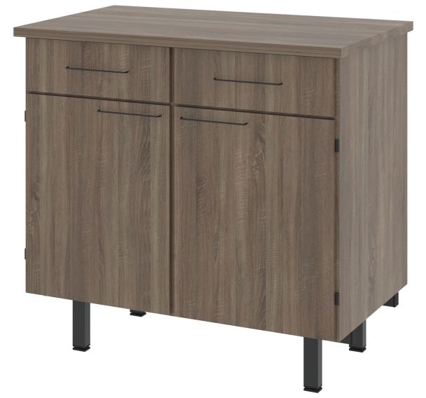 Buffet Viva 2 portes 2 tiroirs serrure - Rodet