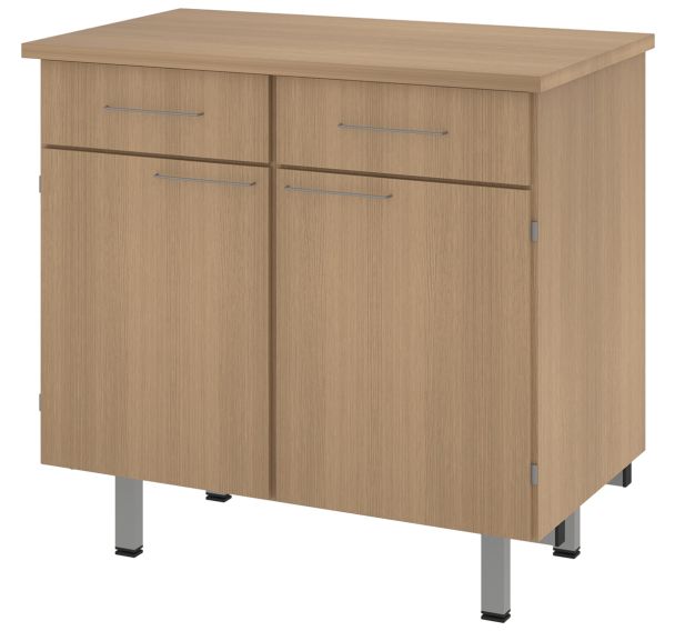 Buffet Viva 2 portes 2 tiroirs sans serrure - Rodet