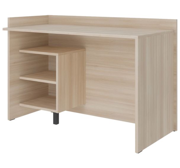 Bureau angle gauche 120x60cm caisson ouvert -Enond - Enond Mobilier