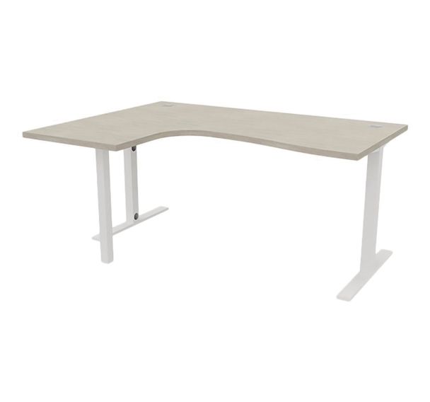 Bureau IDEA TUB asymétrique retour gauche 160 cm - Quadrifoglio