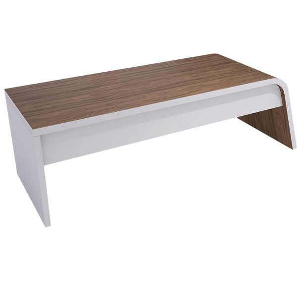 Bureau Sumba voile fond pied vertical à droite - Enond Mobilier