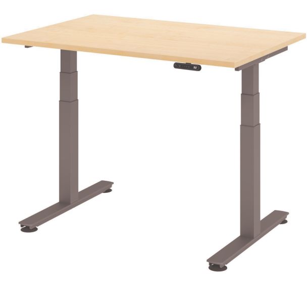 Bureau assis-debout série XDSM - 120x80 cm - Hammerbacher