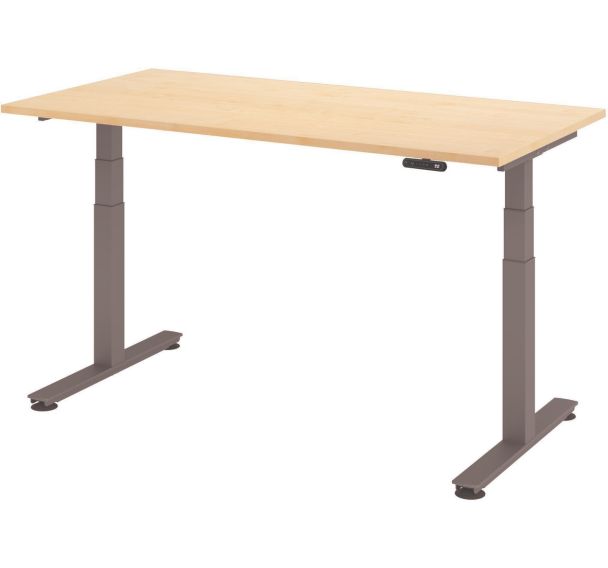 Bureau assis-debout série XDSM - 160x80 cm - Hammerbacher