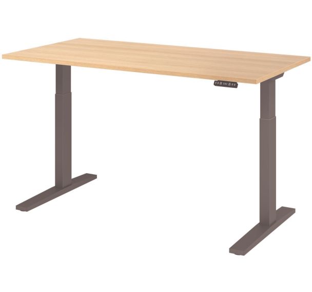 Bureau assis-debout série XMKA - 160x80 cm - Hammerbacher