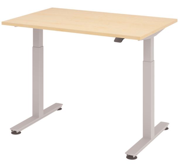 Bureau assis-debout série XMST - 120x80 cm - Hammerbacher