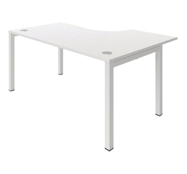 Bureau asymétrique Astro Arche 180 cm retour à gauche - Buronomic