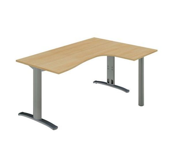 Bureau asymétrique retour à droite Dalia/Clap - Quadrifoglio