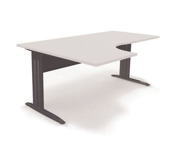 Bureau compact 90 degrés asymétrique L.160 cm Idol - Eol