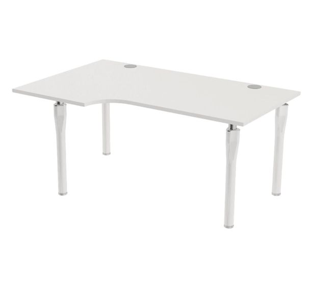 Bureau compact Noga gauche retour 100 cm - MBA