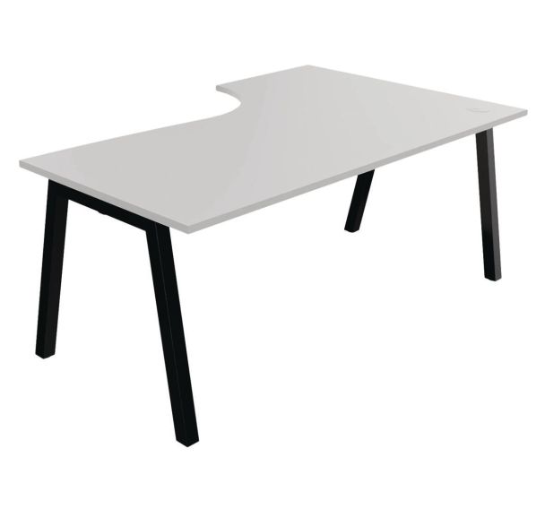 Bureau compact Partage retour gauche 180 cm - Buronomic