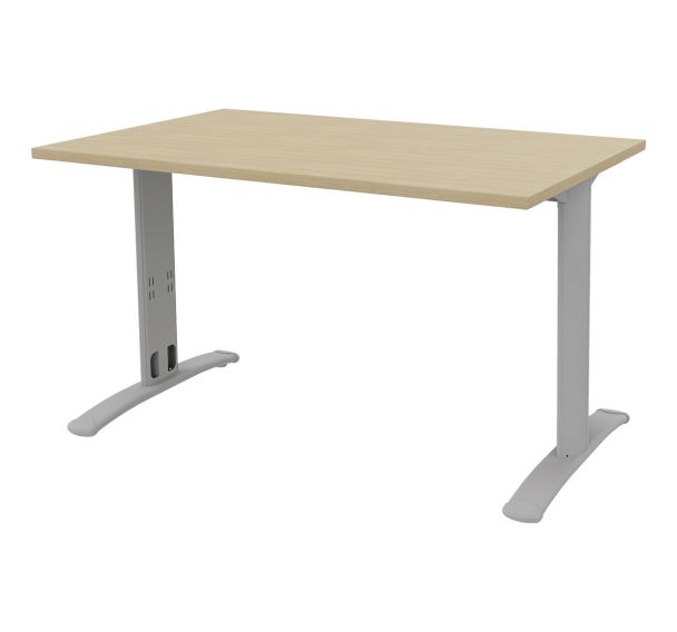 Bureau droit Dalia pieds réglables - Quadrifoglio