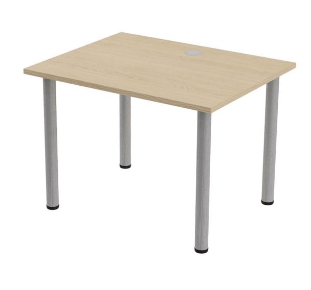 Bureau droit Tubo 100 x 80 cm - MBA