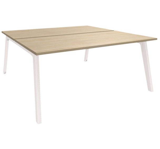 Bureau droit face à face Steel - Simmob