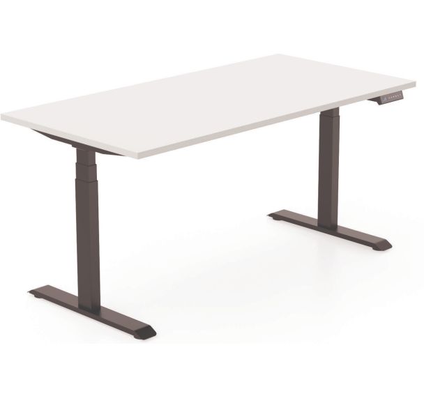 Bureau électrique avec plateau en mélaminé 120 cm Axel - EoL