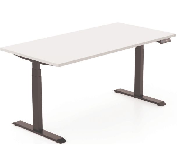 Bureau électrique avec plateau en mélaminé 160 cm Axel - EoL