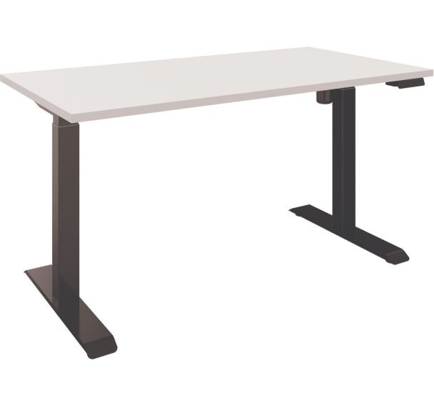 Bureau électrique avec plateau mélaminé 140 cm - Lutz - Eol