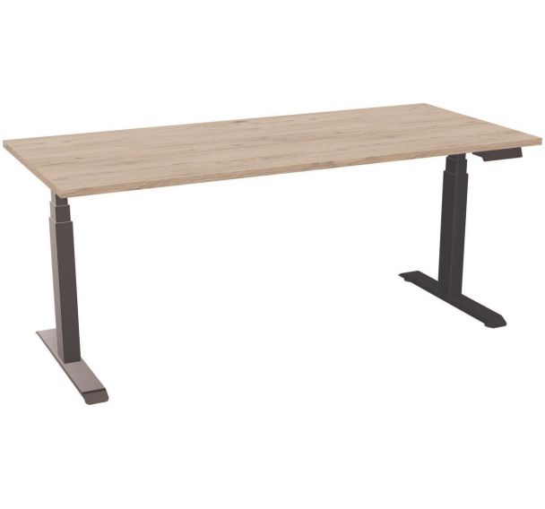 Bureau électrique en plateau mélaminé Axel - Eol