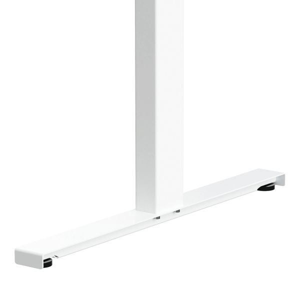 Bureau ergonomique électrique Max Ergo réglable en hauteur pièt. blanc