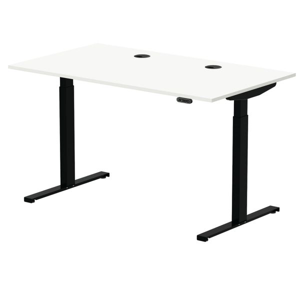 Bureau ergonomique électrique Max Ergo réglable en hauteur pièt. noir