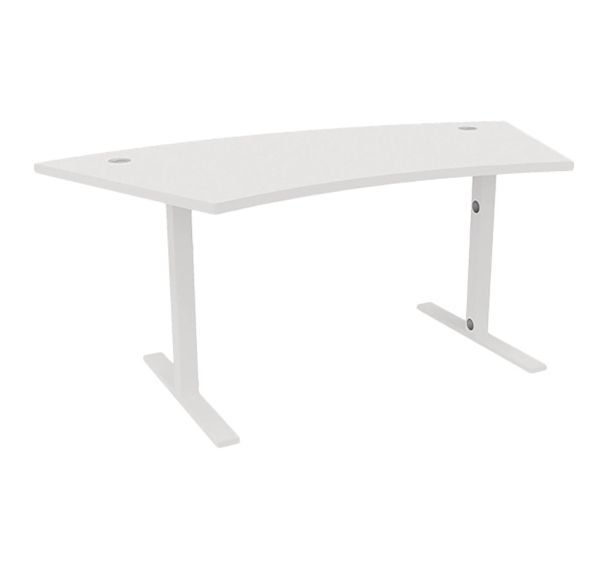 Bureau panoramique IDEA pied fixe - Quadrifoglio