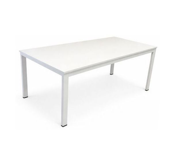 Bureau reconditionné - 160 x 80 cm - Pieds U - Blanc