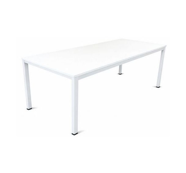 Bureau reconditionné - 180 x 80 cm - Pieds U - Blanc