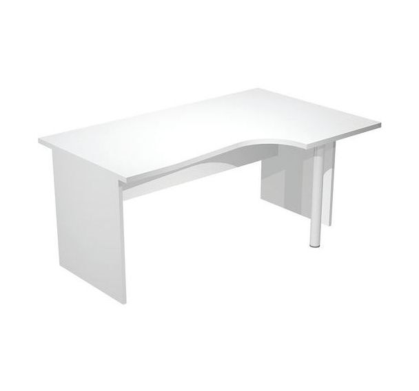 Bureau retour à droite avec pieds panneaux Fast - 160 cm - Artarredi