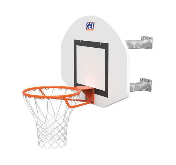 But basket mural 2 bras hauteur fixe libre déport 0,60m GES