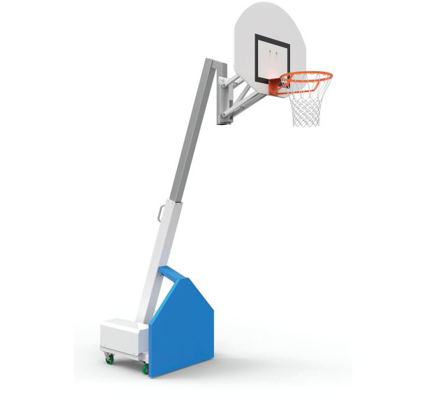 But basket mobile haut réglable déport 1,2m Slam Metaluplast