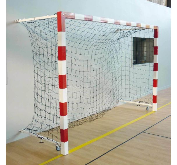 Buts hand comp.acier bicolore rabat déport de 1,4 à 2,1 m