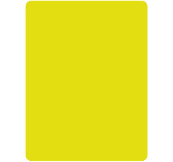 Carton arbitre jaune