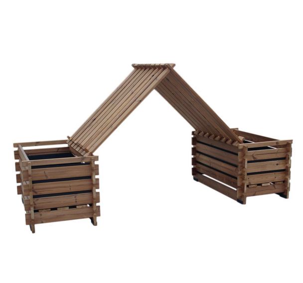 Cabane végétalisée Triangle