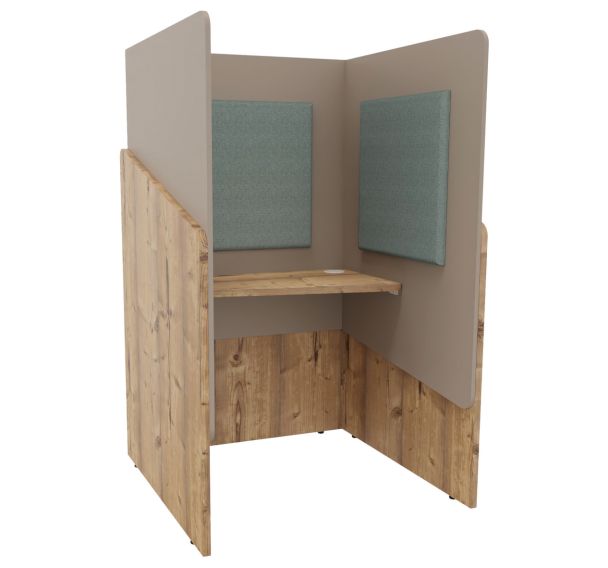 Cabine box position hauteur bureau Calme - Buronomic
