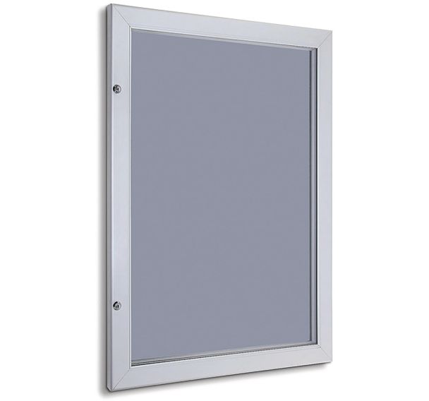 Cadre d'affichage verrouillable fond plastique 70x100 cm