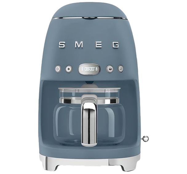 Cafetière filtre 10 tasses programmable Bleu DCF02SBMEU 1050W - Smeg
