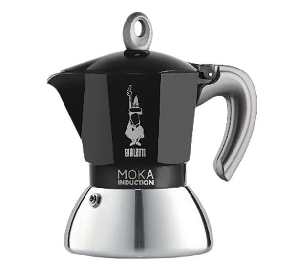 Cafetière italienne 2 tasses - Moka Induction Noire - Bialetti