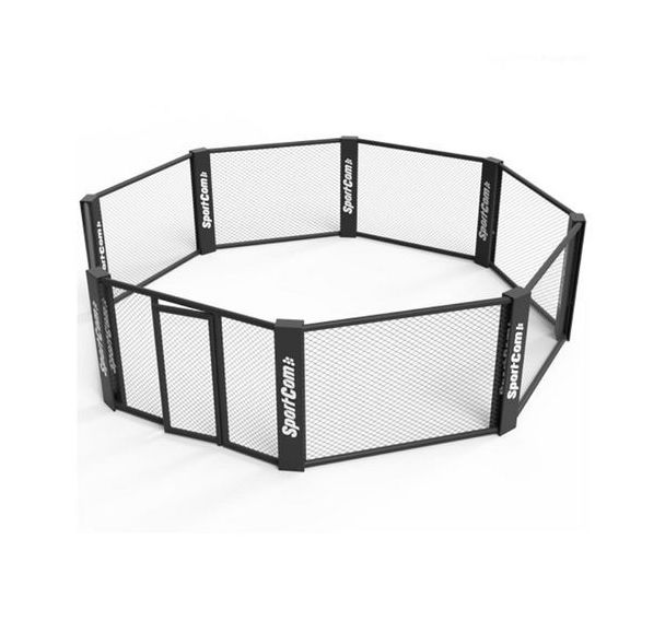 Cage MMA octogonale écofloor - SportCom - 6 mètres