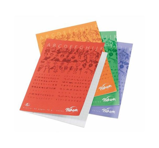 Cahier 17x22 cm 70g 96 pages seyes écolier NF 12