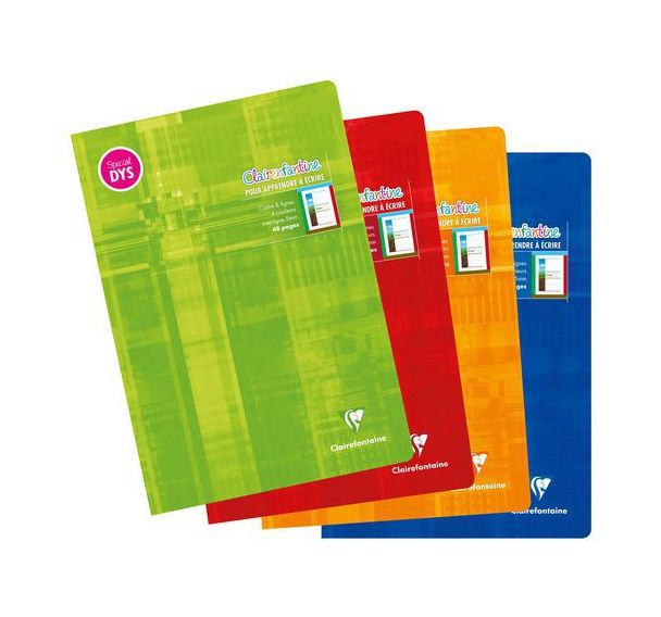 Cahier d'écriture spécial DYS A4 48 pages interligne 5 mm