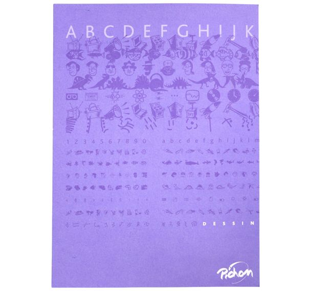 Cahier dessin albums maternelle 24x32 cm 16 pages uni 120g NF 44