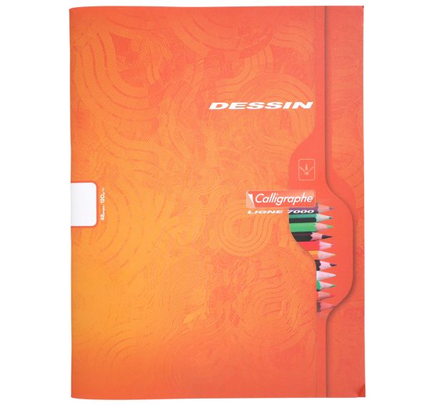 Cahier dessin albums maternelle 24x32 cm 48 pages uni 120g