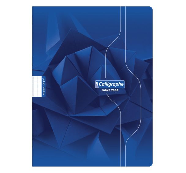 Cahier étudiant piqûre 24x32 cm 48 pages seyes 70g
