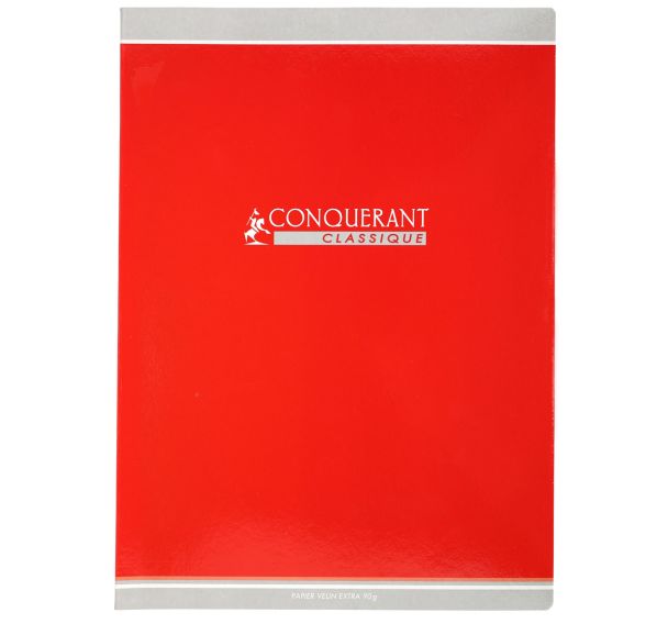 Cahier étudiant piqûre 90g 48 pages seyes 24x32 cm