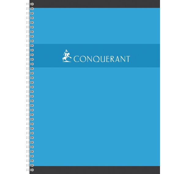 Cahier seyes spirale 240x320 180 pages 70g quadrillé 5/5
